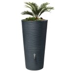 R�cup�rateur d'eau avec bac � fleurs et accessoires 210 l, natura