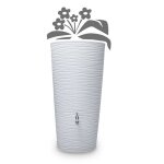 R�cup�rateur d'eau avec bac � fleurs et accessoires 210 l, natura