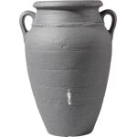 R�cup�rateur d'eau avec bac � fleurs et accessoires 250 l, gris antik
