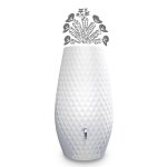 R�cup�rateur d'eau triagon avec bac � fleurs et accessoires 230l, triagon