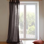 Rideau � pattes gaze de coton cybelle