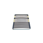 Sommier cadre mtal  lattes 5 zones 4 cm, merinos