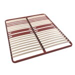 Sommier cadre mtal  lattes 5 zones 4 cm morpho, bultex