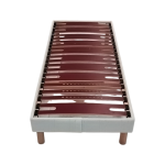 Sommier confort morphologique bi - lattes bultex, 14 cm - seconde chance - 80 x 200 cm