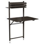 Table balcon rectangulaire rabattable 57 x 77 cm bistro en acier fermob