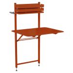Table balcon rectangulaire rabattable 57 x 77 cm bistro en acier fermob
