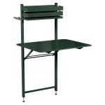 Table balcon rectangulaire rabattable 57 x 77 cm bistro en acier fermob