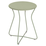 Table basse ronde hauteur 45 cm cocotte en acier