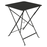 Table carre pliante 57 x 57 cm bistro en acier