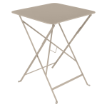 Table carrée pliante 57 x 57 cm bistro en acier Table carrée pliante 57 x 57 cm bistro en acier