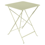 Table carre pliante 57 x 57 cm bistro en acier