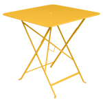 Table carr�e pliante 71 x 71 cm bistro en acier