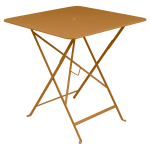 Table carr�e pliante 71 x 71 cm bistro en acier