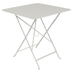 Table carr�e pliante 71 x 71 cm bistro en acier