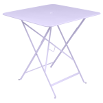Table carr�e pliante 71 x 71 cm bistro en acier