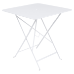 Table carr�e pliante 71 x 71 cm bistro en acier