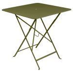 Table carr�e pliante 71 x 71 cm bistro en acier
