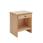 Table de chevet 1 tiroir bois massif iris