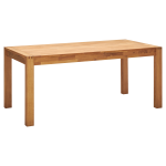 Table à manger rectangulaire chêne massif 6 personnes avec rallonges en option luminescence camif Table à manger rectangulaire chêne massif 6 personnes avec rallonges en option luminescence camif