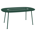 Table ovale 160 x 90 cm lorette en acier