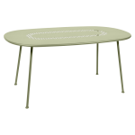 Table ovale 160 x 90 cm lorette en acier