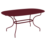 Table ovale 160 x 90 cm opra + en acier fermob