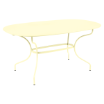 Table ovale 160 x 90 cm opra + en acier fermob