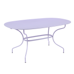 Table ovale 160 x 90 cm opra + en acier fermob