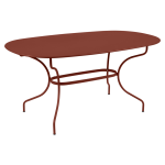 Table ovale 160 x 90 cm op�ra + en acier