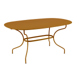 Table ovale 160 x 90 cm opra + en acier fermob