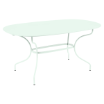 Table ovale 160 x 90 cm opra + en acier fermob
