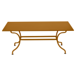 Table rectangulaire 180 x 100 cm romane en acier Table rectangulaire 180 x 100 cm romane en acier