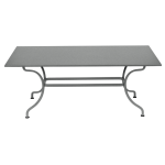 Table rectangulaire 180 x 100 cm romane en acier fermob Table rectangulaire 180 x 100 cm romane en acier fermob