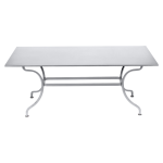 Table rectangulaire 180 x 100 cm romane en acier fermob Table rectangulaire 180 x 100 cm romane en acier fermob