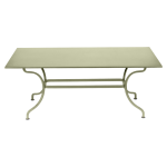 Table rectangulaire 180 x 100 cm romane en acier