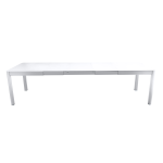 Table rectangulaire extensible 149 / 299 x 100 cm ribambelle en aluminium