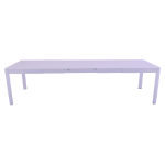 Table rectangulaire extensible 149 / 299 x 100 cm ribambelle en aluminium