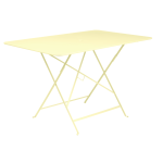 Table rectangulaire pliante 117 x 77 cm bistro en acier