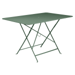 Table rectangulaire pliante 117 x 77 cm bistro en acier