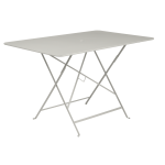 Table rectangulaire pliante 117 x 77 cm bistro en acier
