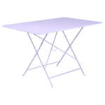 Table rectangulaire pliante 117 x 77 cm bistro en acier