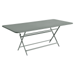 Table rectangulaire pliante 190 x 90 cm caractre en acier fermob