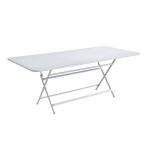 Table rectangulaire pliante 190 x 90 cm caractre en acier fermob