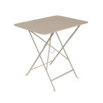 Table rectangulaire pliante 77 x 57 cm bistro en acier fermob Table rectangulaire pliante 77 x 57 cm bistro en acier fermob