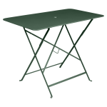 Table rectangulaire pliante 97 x 57 cm bistro en acier