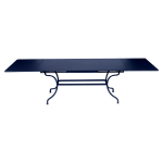 Table rectangulaire  rallonges 200 / 300 x 100 cm romane en acier