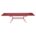 Table rectangulaire à rallonges 200 / 300 x 100 cm romane en acier fermob Table rectangulaire à rallonges 200 / 300 x 100 cm romane en acier fermob