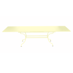 Table rectangulaire à rallonges 200 / 300 x 100 cm romane en acier Table rectangulaire à rallonges 200 / 300 x 100 cm romane en acier