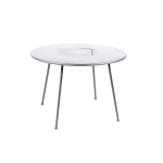 Table ronde 110 cm lorette en acier fermob