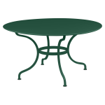 Table ronde 137 cm romane en acier